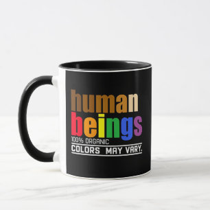 Mug Être humain 100% couleur organique mai Varier LGBT