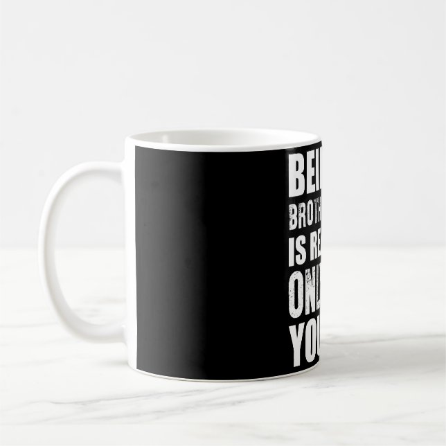 Mug Être mon beau-frère cadeau de Noël frère (Gauche)