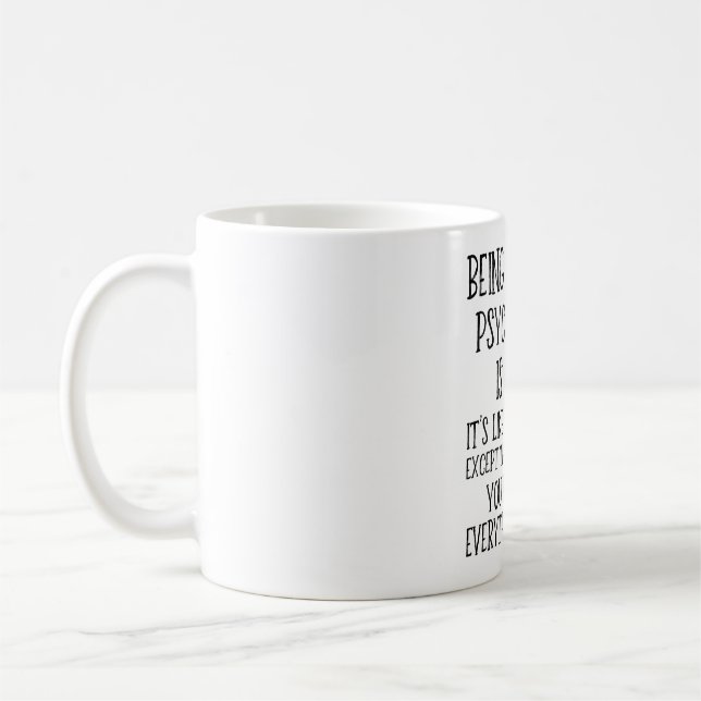Mug Être Psychologue Scolaire Est Amusant (Gauche)