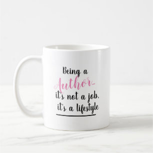 Mug Être un auteur C'est un travail Lifestyle Texte r