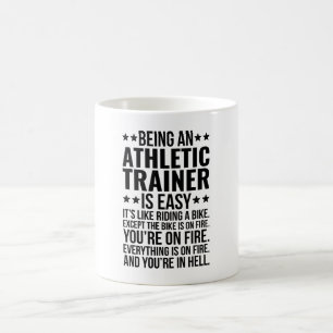 Mug Être un entraîneur sportif est facile C'est comme