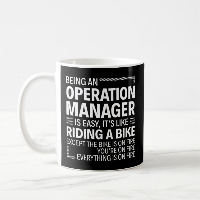 Mug Être Un Gestionnaire D'Opérations Est Facile (Gauche)