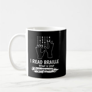 Mug Être un peu aveugle Sensibilisation braille Pullov