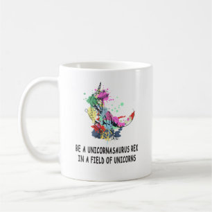 Mug Être Un Rex Unicornasaurus Dans Un Champ D'Unicor