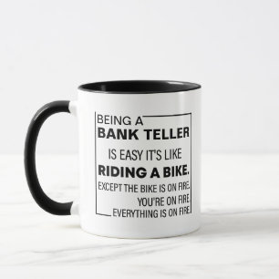 Mug Être Un Vendeur Bancaire Est Facile, Bank Telle Pe