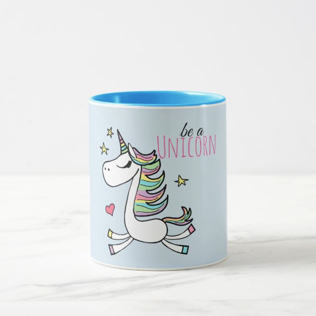 Mug Être une licorne (Centre)