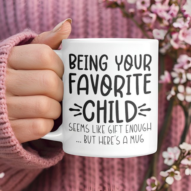 Mug Être votre enfant Cool favori Idée Cadeaux d'anniv (Créateur téléchargé)