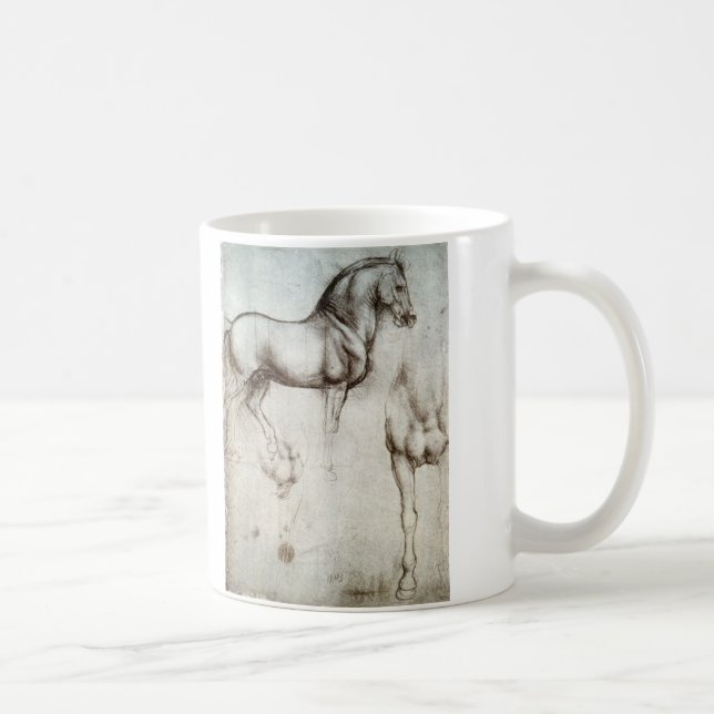 Mug Étude des chevaux - Leonardo da Vinci (Droite)