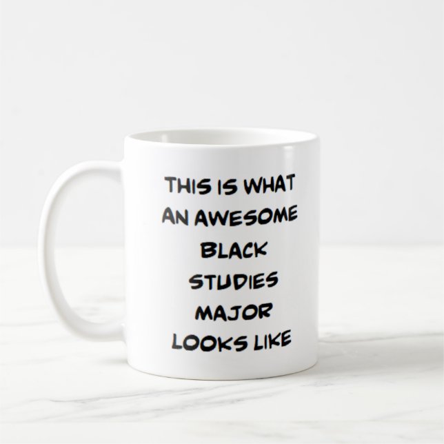 Mug études noires majeure, génial (Gauche)