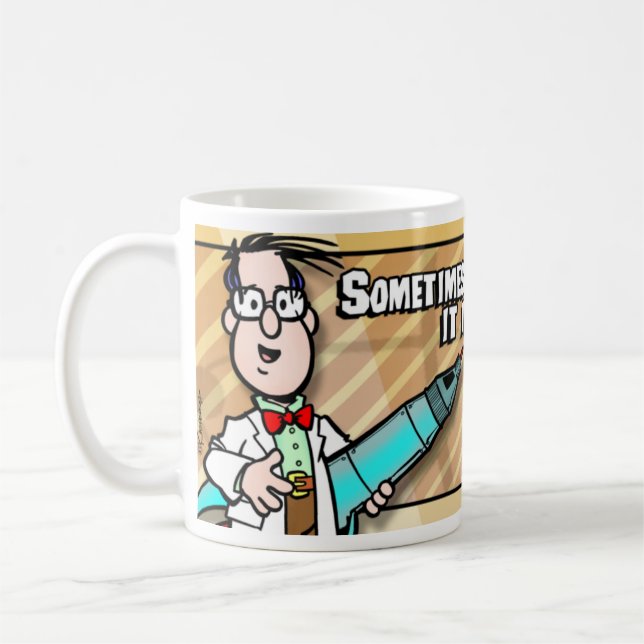 Mug Études spatiales (Gauche)