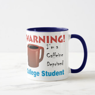 Mug Étudiant déshérité par caféine