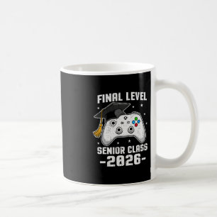Mug Étudiant en dernière année 2026 Joueur de jeu vidé