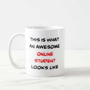 Mug étudiant en ligne, génial