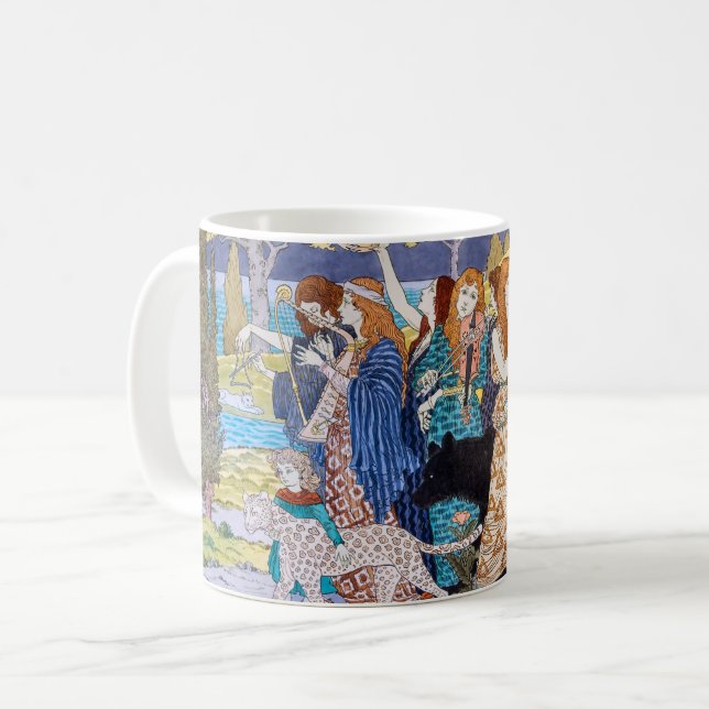 Mug Eugene Grasset - Panneau décoratif Harmony (Devant gauche)