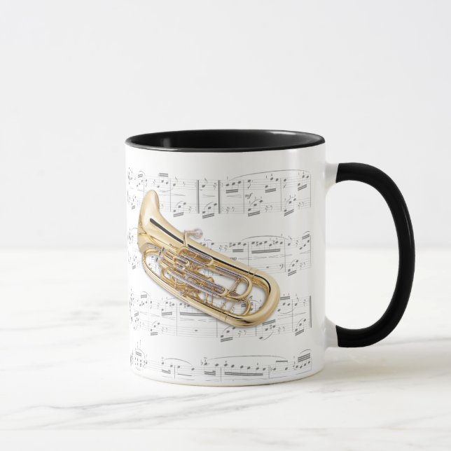 Mug - Euphonium with sheet music (Right)