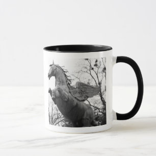 Mug Europe, Autriche, Salzbourg. Statue de cheval ailé