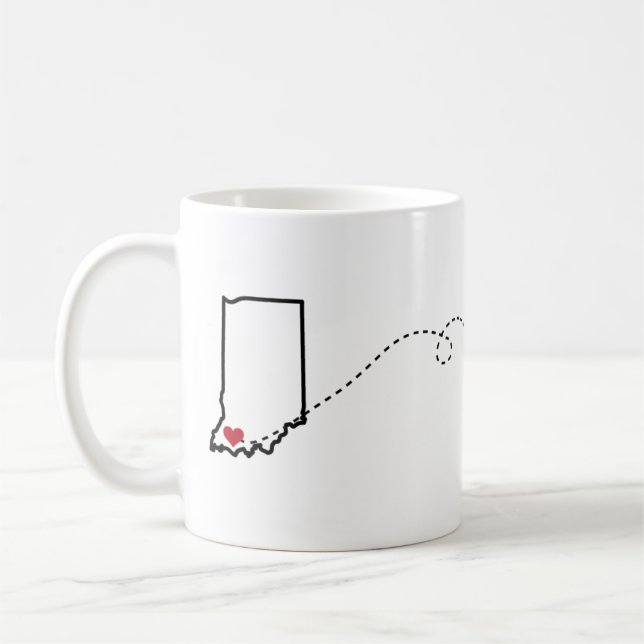 Mug Evansville (Indiana) à Crossville (Tennessee) (Gauche)