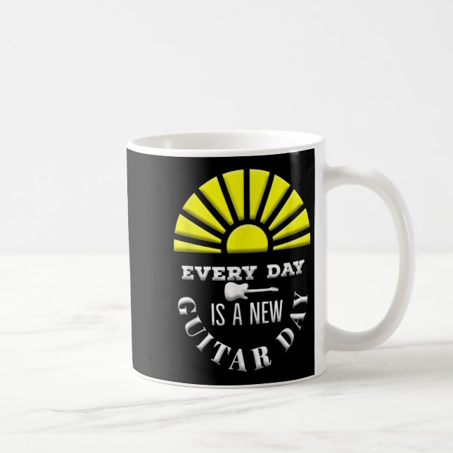 Mug Everyday Is A New Guitar Day Funny Quote Guitarist (Droite)