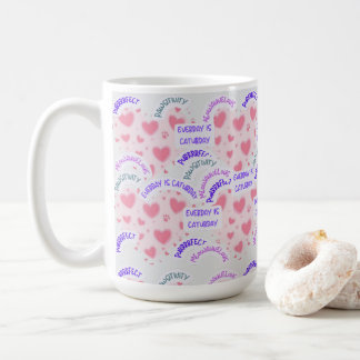 Mug "Everyday is caturday" Pawsitive vibes 