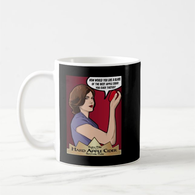 Mug Evil Queen regina mills Musique Hommes Femmes (Gauche)