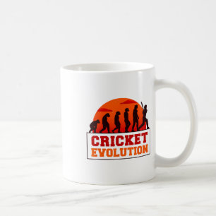 Mug Évolution Cricket Drôle Sport Fan Cricketeur Roman