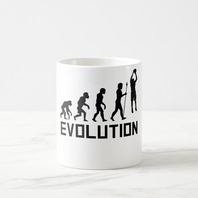 Mug Évolution de basket-ball (Centre)