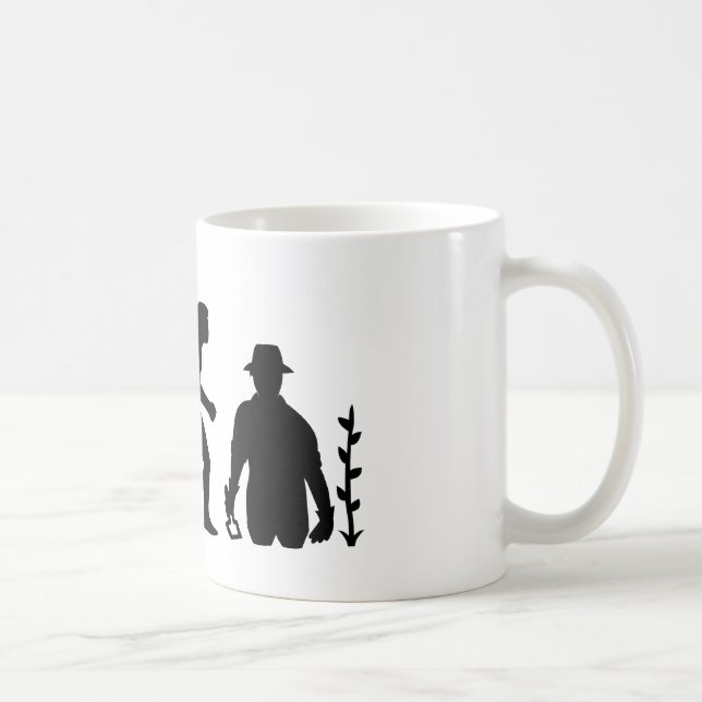 Mug Évolution de jardinier (Droite)