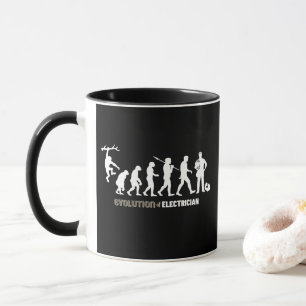 Mug Évolution de l'électricien