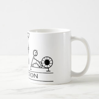 Mug Évolution de l'homme avec l'aviron