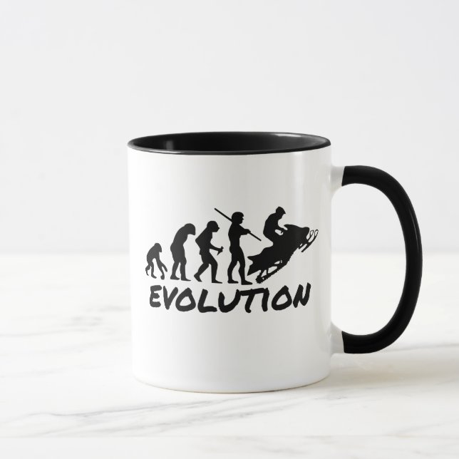 Mug Évolution de Snowmobile (Droite)