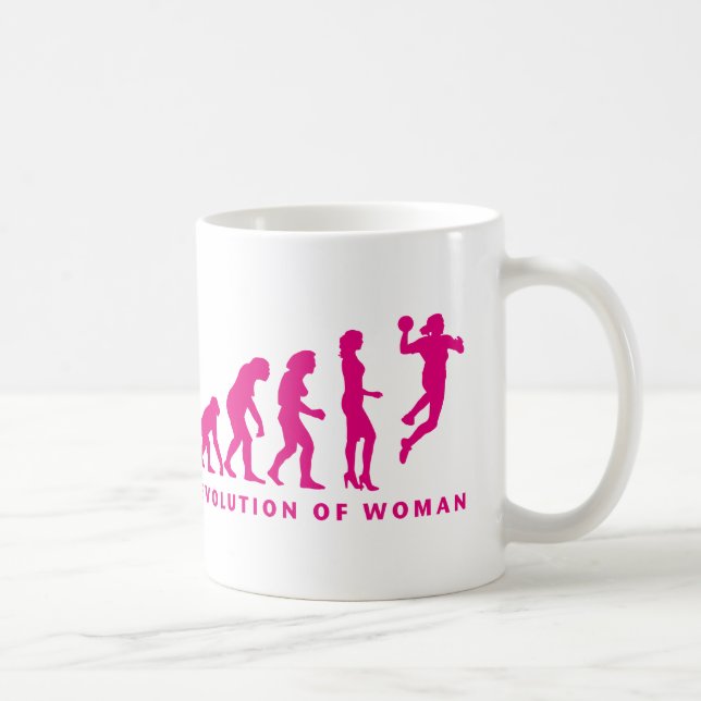 Mug Evolution of handball womball (Droite)