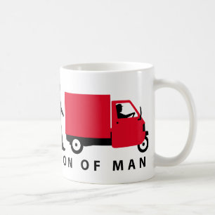 Mug Evolution of man Piaggio Singe mini transporteur