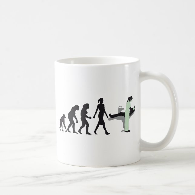 Mug evolution of womale female dentist (Droite)
