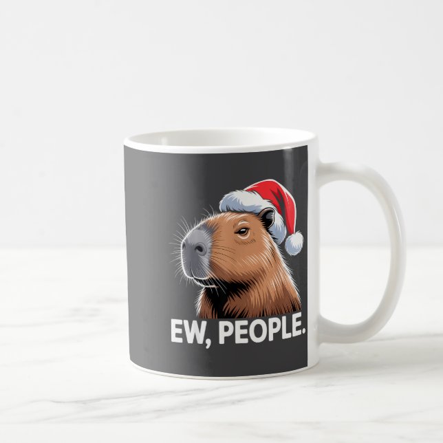 Mug Ew People Capybara Christmas Humor  (Droite)