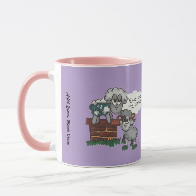 Mug Ewe est mon monde (Gauche)