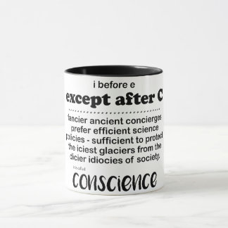 Mug excepté après c