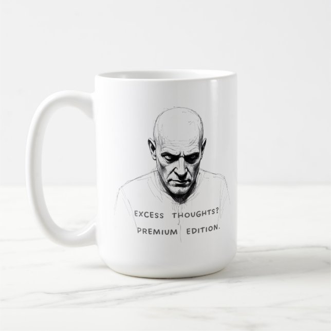 Mug Excess Thoughts? Premium Edition (Gauche)