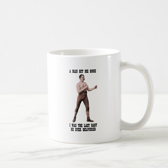 Mug Excessivement un homme viril véritable (Droite)