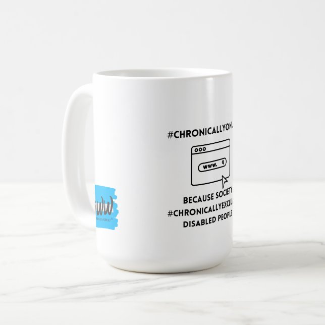 Mug Exclusion chronique en ligne (Devant gauche)