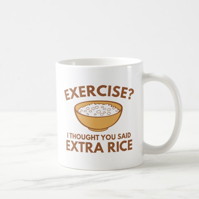 Mug Exercice ? Riz extra (Droite)