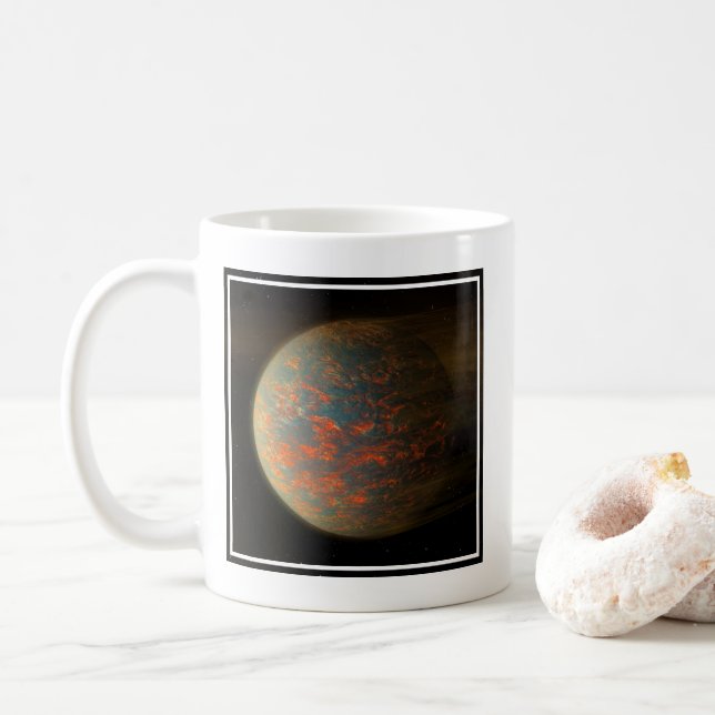 Mug Exoplanet 55 Cancri E Et Sa Surface Moulée (Avec donut)