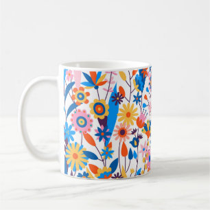 Mug Exotique multicolore Floral Arrière - plan-32939