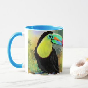 Mug Exotique Tropical Toco Toucan Bird - Peinture Mign