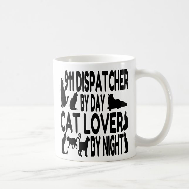 Mug Expéditeur Amoureux des chats 911 (Droite)