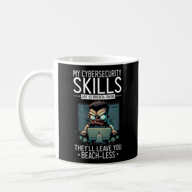 Mug Expert En Cybersécurité Pour Hacker Et Cyber W (Gauche)