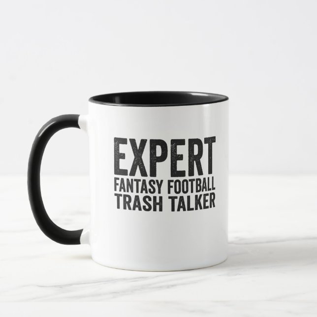 Mug Expert Imaginaire Football Trash Talker Drôle Cade (Gauche)