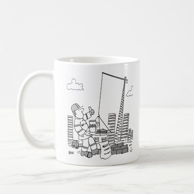 Mug Exploitant de grue hors-bord du chantier (Gauche)