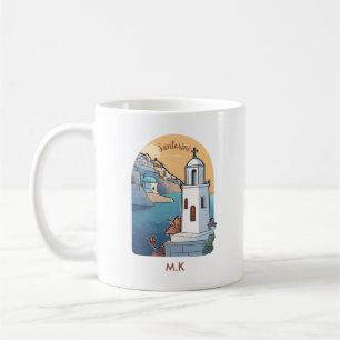 Mug Exploration de Santorin, Grèce