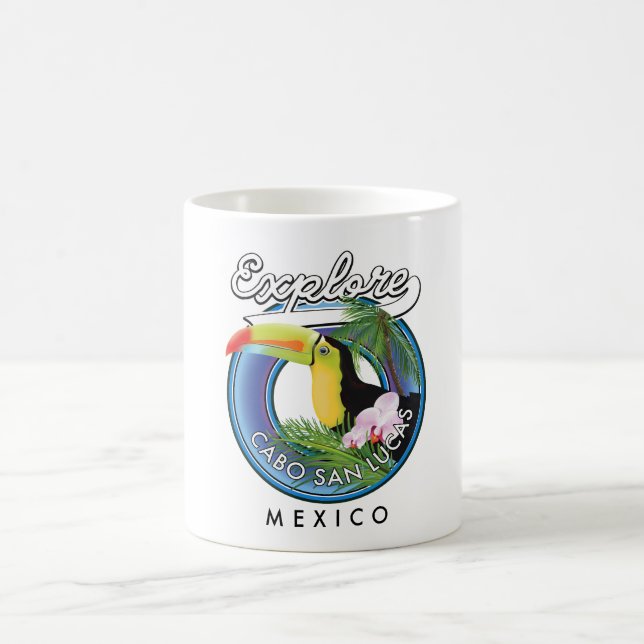 Mug explorer cabo san lucas mexico voyage patch metal  (Centre)