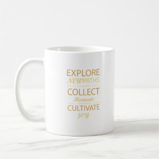 Mug Explorer de nouveaux chemins Citation esthétique d